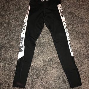 pink athletic leggings